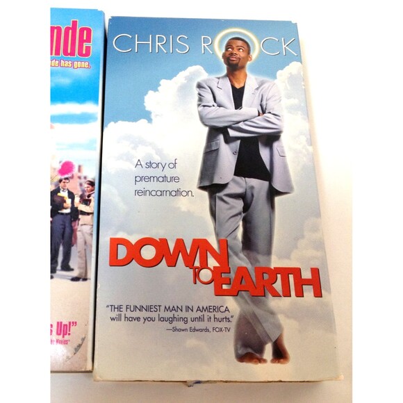 (3) Vintage Movie Lot VHS Bring It On  Legally Blond  Down To Earth Chris Rock - Picture 4 of 10